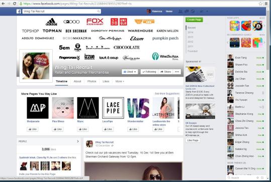Wingtai handles fashion brands like Topshop & Topman in Singapore! 